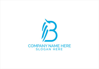 B Letter Company Logo Design