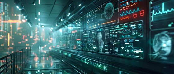 Modern Health and Health Technology Concept : Medical Healthcare Research and Development Concept