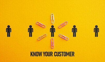 Know your customer KYC is shown as the business concept