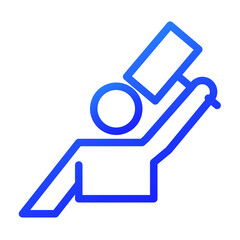 judge gradient icon style