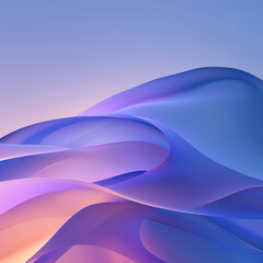Obraz premium abstract blue wave background, Abstract blue and purple gradient background with curved shapes, dark skyblue and light amber, smooth curves, wallpaper, wave, design, curve, vector, pattern, light, art