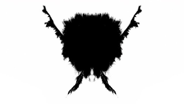 Bug Inkblots Rorschach Perceptions Psychological test Animated Image