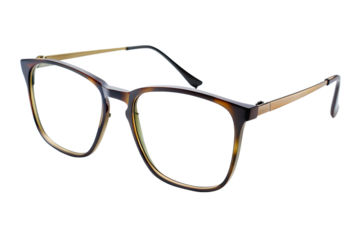 modern eyeglasses isolated on background