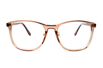 modern eyeglasses isolated on background
