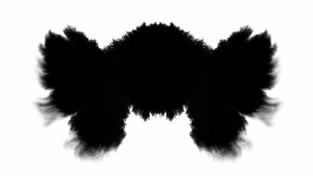 Crab Butterfly Inkblots Rorschach Perceptions Psychological test Animated Image