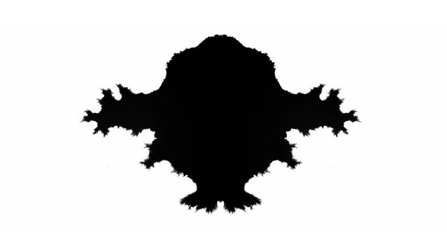 Nuke Mushroom or Tree Inkblots Rorschach Perceptions Psychological test Animated Image