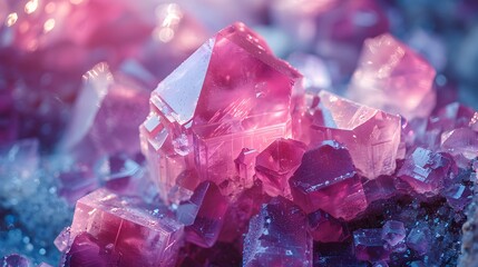 Fototapeta premium Fluorite Odyssey: A Close-Up Industrial Journey