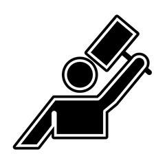 judge glyph icon style