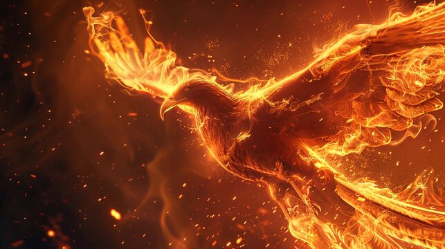 image of a phoenix rising 