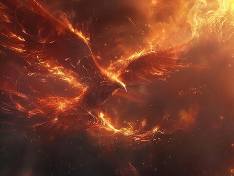 image of a phoenix rising 