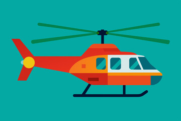helicopter vector illustration  