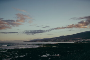 Paisaje paradisiaco de Tenerife en las Islas Canarias, Espa&ntilde;a