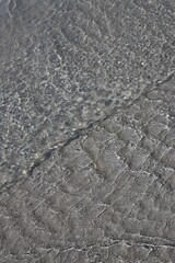 Water on the beach texture background 