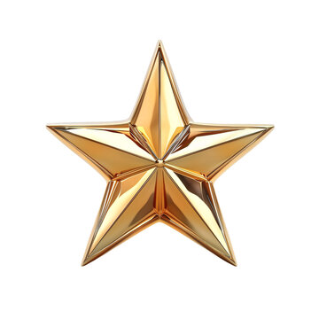 recommend clip art: golden star isolated on white background, Transparent PNG