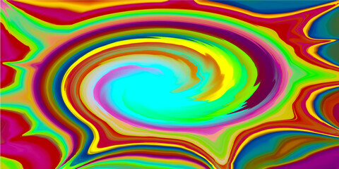 Obraz premium Rainbow Colour Burst