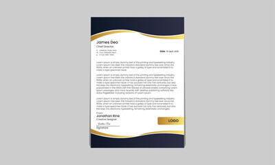 Modern business and corporate letterhead template.
Corporate Identity Template