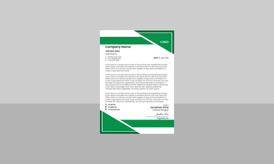 Modern business and corporate letterhead template.
Corporate Identity Template