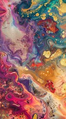 an abstract texture that looks like the surface of a gemstone, with a mix of colors and a brilliant, sparkling finish.