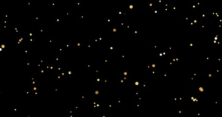 Gold glitter confetti	