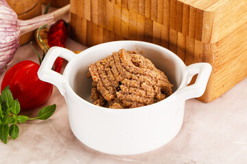 Liver Pate spread in the bowl