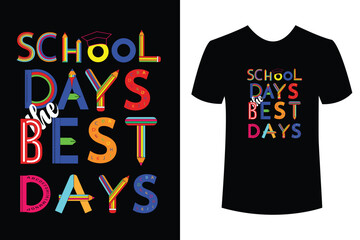 Back to school T shirt, Hello preschool, Kindergarten, Pre-k, school days the best days t shirt,  Typography, Custom, Vector t-shirt design. World All Students T-shirt Design For Back To School