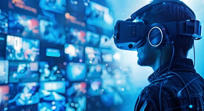 Bridging educational gaps with cutting-edge virtual learning platforms in high schools. Concept Virtual Learning Platforms, High Schools, Educational Gaps, Bridging, Cutting-Edge Technology