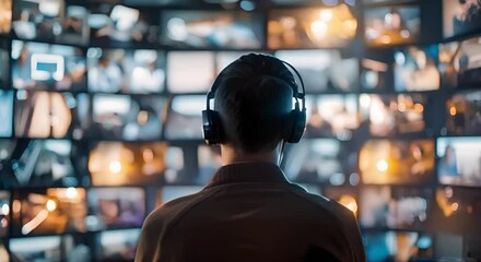 Exploring the Impact of Digital Technology on Media Consumption in Media Studies. Concept Digital Transformation, Media Consumption, Technology Influence, Media Studies, Impact Analysis