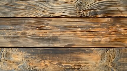 Fototapeta premium Close-Up of Rustic Wooden Planks with Natural Texture and Grain Patterns for Backgrounds, Textures, and Design Projects