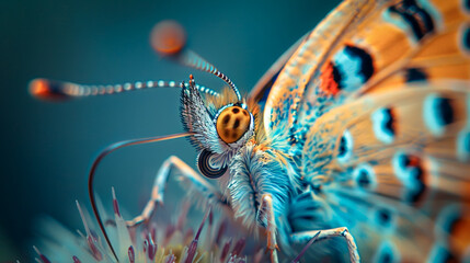Close-up of a butterfly - Powered by Adobe