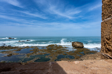 Enjoy stunning views of the Atlantic Ocean from the historic fortifications of Essaouira, a UNESCO...