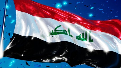  iraq flag background