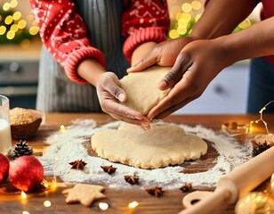 Love of hands and dough, teaching and learning baking, parent-child cookie making. Family, connection, and development via flour, baking, and quality time.