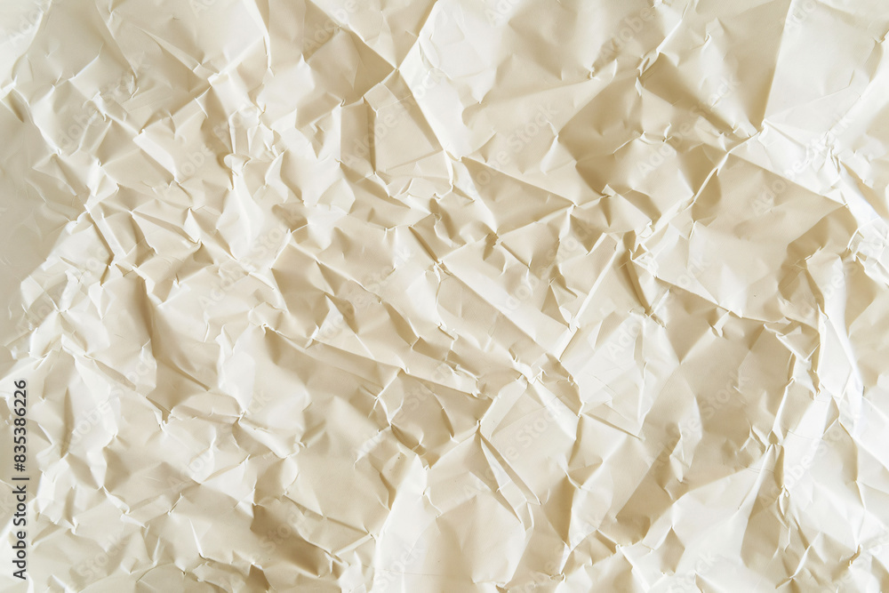 Aufkleber High-resolution image of a crumpled paper texture suitable for various designs