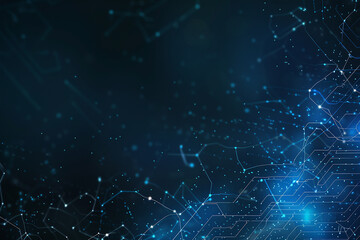 Fototapeta premium background of cyber ai cyberspace technology web futuristic background illustration digital design.