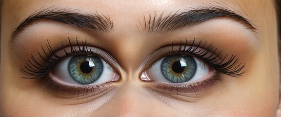 Naklejka premium weird funny illustration of deformed face, eye area isolated