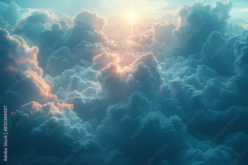 Poster a visual of an api integration with cloud services, highlighting seamless data exchange,