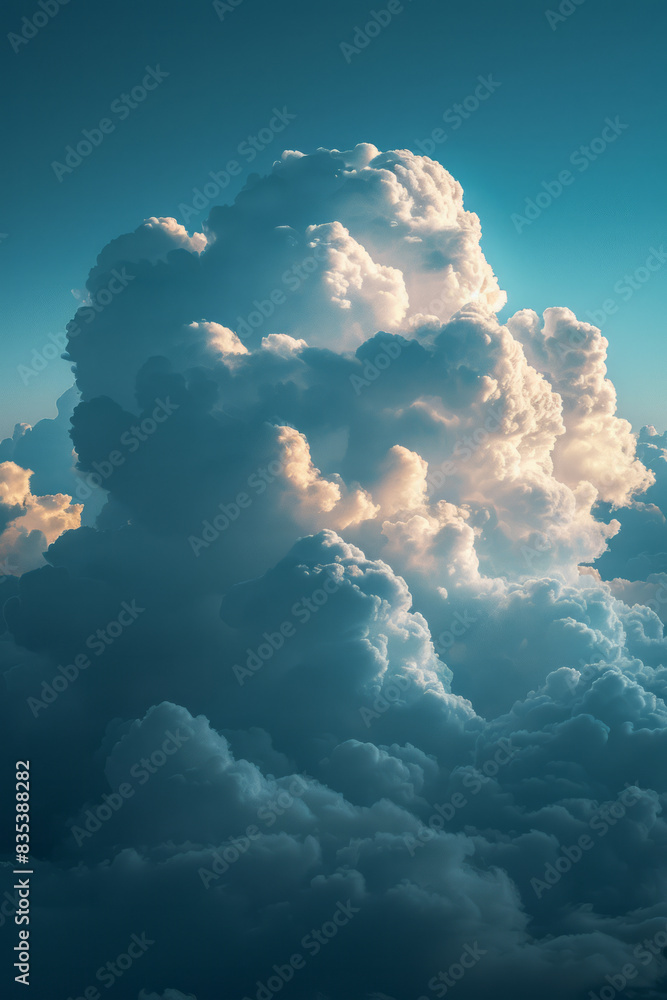 Poster a visual of a cloud-native application being deployed and scaled automatically,