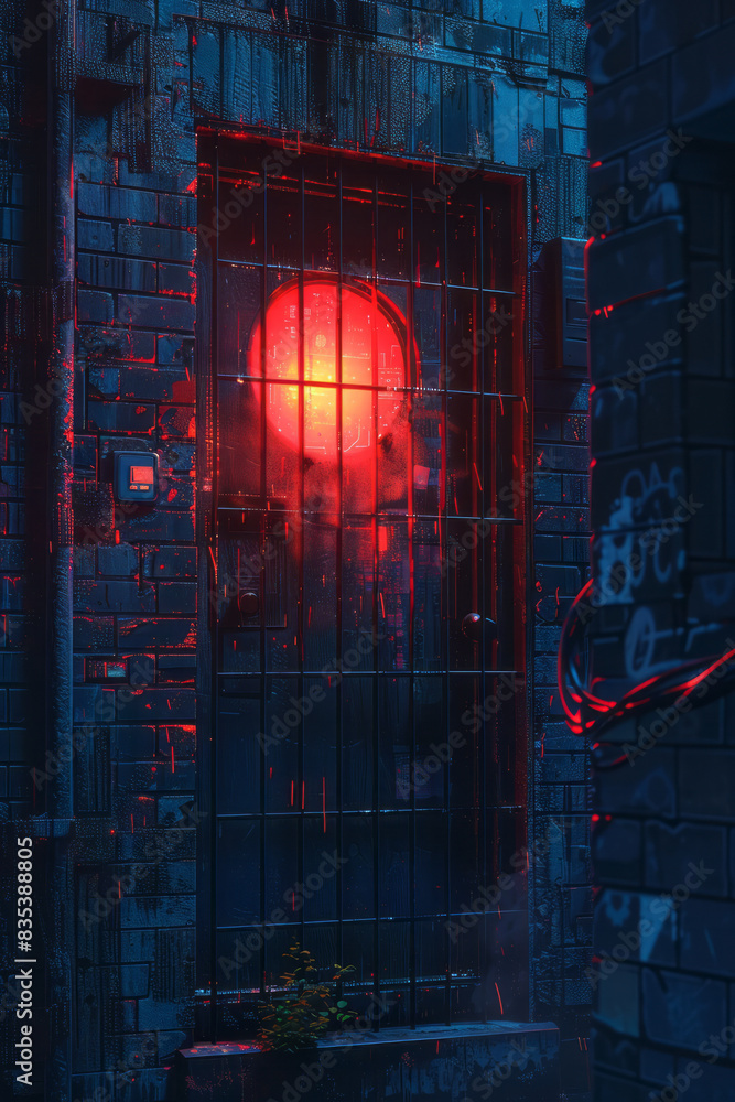Poster an animation of a user setting strong, complex passwords to enhance security,