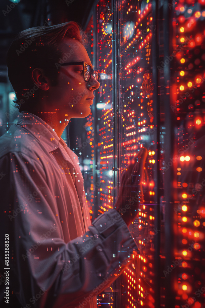 Poster an animation of a user setting strong, complex passwords to enhance security,