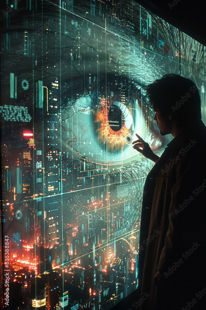 Poster an animation of a user setting strong, complex passwords to enhance security,