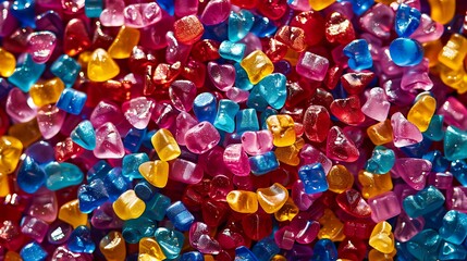 granule, material, plastic, pellet, polymer, petrochemical, industry, chemical, chemistry, factory, grain, horizontal, particle, production, heap, industrial, injection, extrusion, molding, raw, blue,