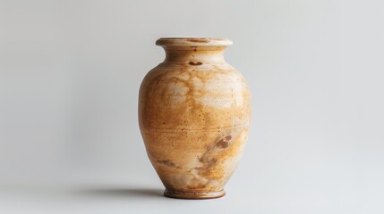 Antique vase on a white backdrop
