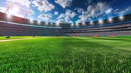 cricket field with a built-in system for fans to vote for the a??Player of the Matcha??