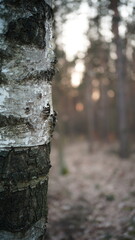 Drzewa i przyroda w lesie © Mateusz