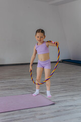 children's gymnastics and muscle stretching exercises