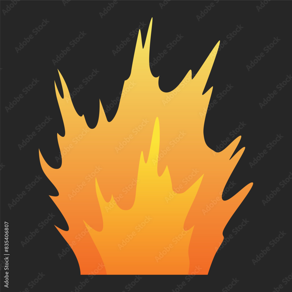 Poster explosion animation effect for game. burst explosion in cartoon style. bomb or bang. vector isolated