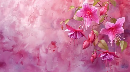 watercolor, leaf, botanical, floral, flower, background, wallpaper, abstract, art, illustration, design, nature, pink, invitation, vintage, decoration, pattern, texture, plant, spring, gold, graphic, 