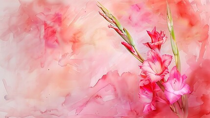 watercolor, leaf, botanical, floral, flower, background, wallpaper, abstract, art, illustration, design, nature, pink, invitation, vintage, decoration, pattern, texture, plant, spring, gold, graphic, 