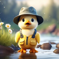 toys little animal look camera