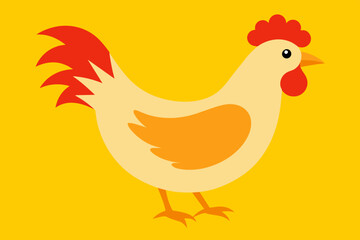 gallian chicken vector illustration